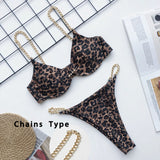 In-X High cut one piece swimsuit female Sexy monokini Chain bikini 2020 Hollow out swimwear women Bodysuit one-piece suits new