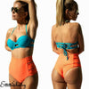 High Waist Women Beachwear Panty 2020 Summer Sexy Hollow Out Bandage Bikini Bottom Swimsuits Swimwear Clothings Biquinis