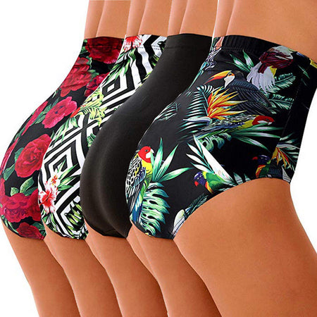 2020 New Swimwear Women Briefs Bikini Bottom Side Ties Brazilian Thong Swimsuit Classic Cut Bottoms Biquini Swim Short Ladies