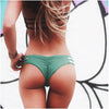 Pocket Girl 2020  Bikini Bottom Brazilian Swimwear Women Panties Sexy Briefs Swimsuit Two-Piece Separates Hollow Out Underwear