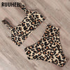 RUUHEE Swimwear Women Bikini 2019 Swimsuit High Waist Bikini Set Push Up Sport Tops Bathing Suit Women Summer Female Beach wear