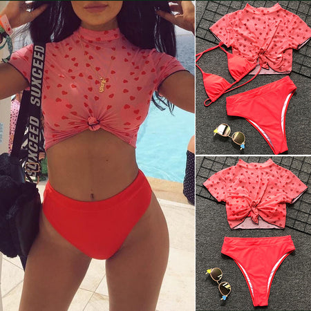 Sexy Bikini 2020 New Tube Top Print Floral Swimwear Women Beachweawr Bathing Swimsuit Bikini Set Two Piece Suits Biqiuni Summer