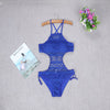 2019 Plus Size Bikini S to 3XL One Piece Swimsuit  Women Hollow Out Swimwear Summer Monokini Womens Lace Bathing Suit Beachwear