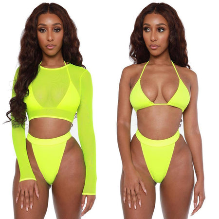 Women Two Pieces Bathing Suits Top Ruffled With High Waisted Bottom Bikini Set Bikini 2020 mujer maillot de bain femme Monokini