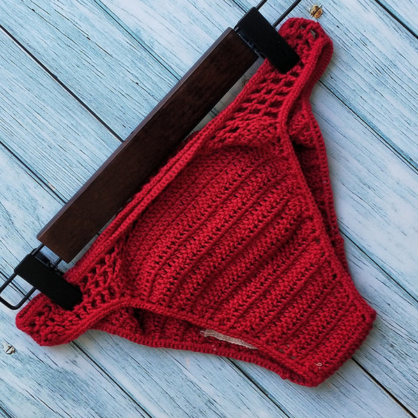 $6-$1 Have Lining Bikini Bottoms Plus Size 2020 Women Sexy Crochet Thong Bikini Swimwear Handmade Swimsuit Knitting Shorts