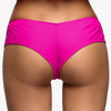 S - 3XL plus large size swim brief V shape swimwear women brazilian bikini bottom scrunch butt tanga panty underwear Female K130