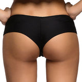 S - 3XL plus large size swim brief V shape swimwear women brazilian bikini bottom scrunch butt tanga panty underwear Female K130